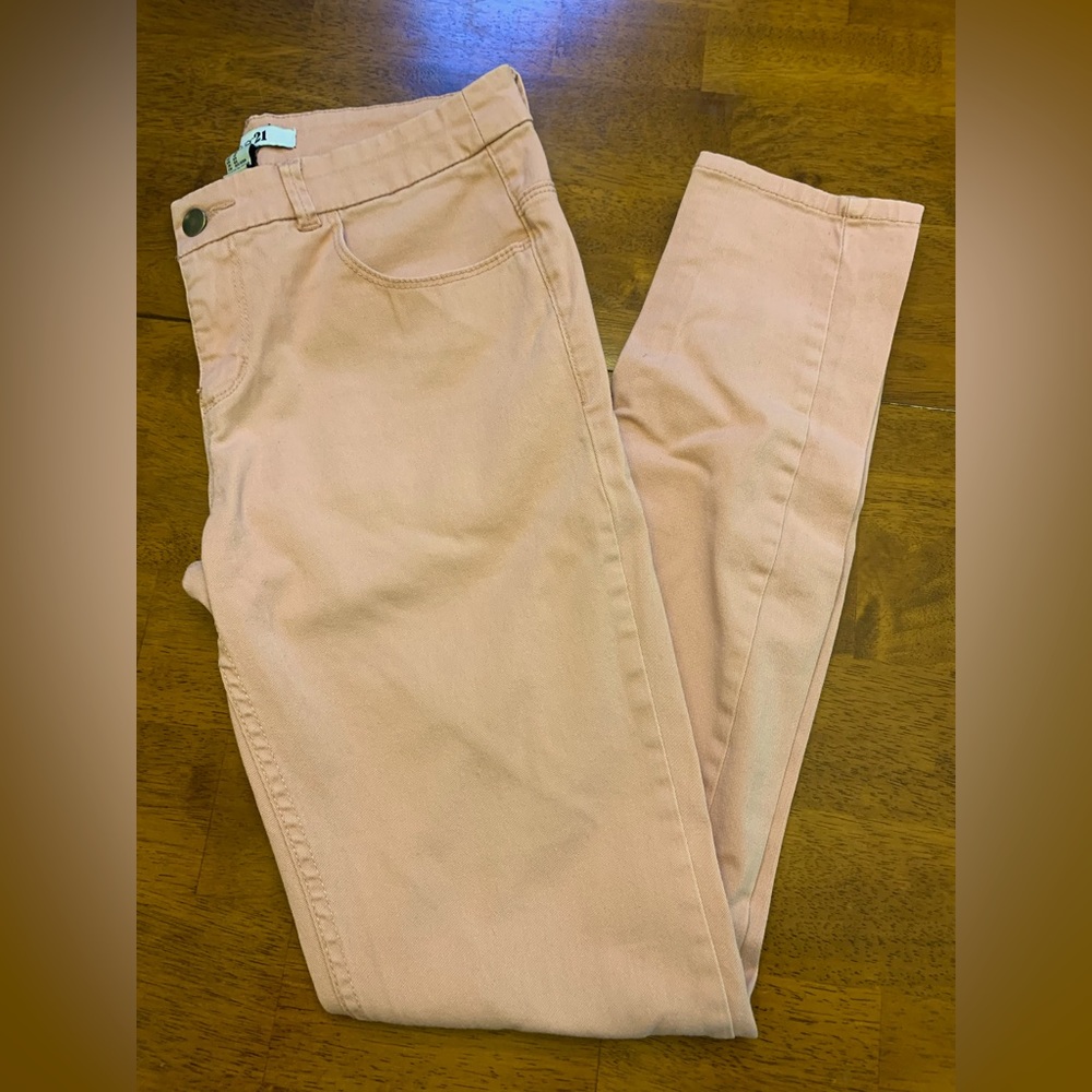 Women’s Size 27 Forever 21 Pink Skinny Pants